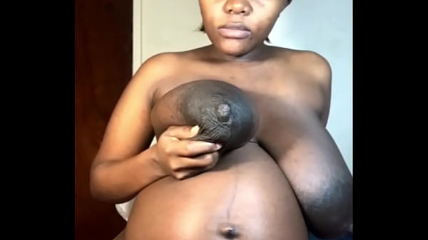 My Huge black Boobs For Strangers While Pregnant